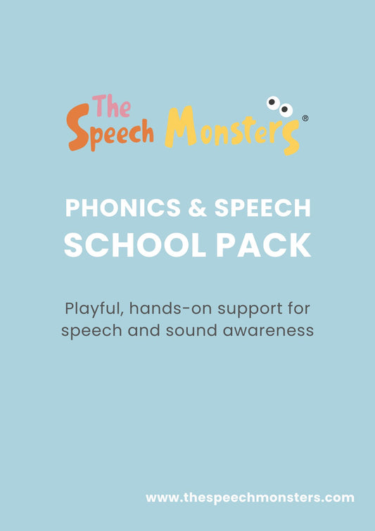 The Speech Monsters Phonics and Speech School Pack Digital Access + Hard Copy